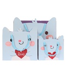 Korean Cartoon Gift Bag Creative Handbag Gift Bag White Card Paper Bag Gift Packaging Bagpicture10