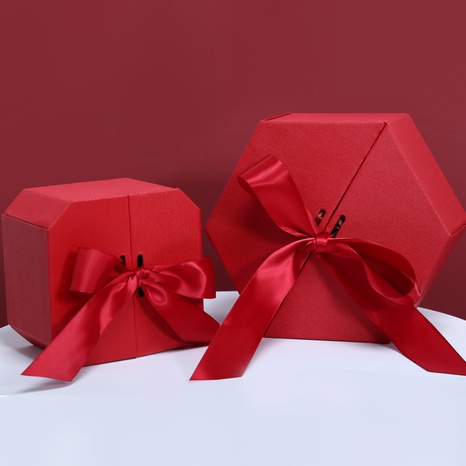 Boîte cadeau créative boîte cadeau main hexagonale boîte octogonale à clapet boîte d'emballage de parfum rouge à lèvres NHJID471783's discount tags