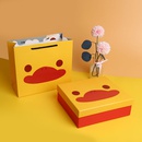 Caja de regalo creativa pequea de dibujos animados de pato amarillo bolsa de regalo Linda imagen de dibujos animados nios Regalo De vacaciones porttilpicture11