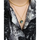 Franzsische Lava Textur Labradorit weie Kristall Halskette weiblichpicture9