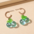 European and American niche creative fruit fashion cherry earringspicture4