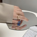 Koreanischer S925 Sterling Silber hohler herzfrmiger Ring einfacher RetroLiebesringpicture10