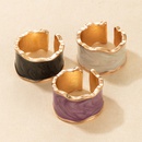 Korean creative color ice cream enamel glaze irregular open ring 2piece wholesalepicture16