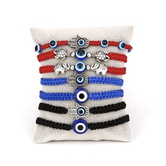 Mode verstellbares Armband kreatives neues blaues Auge Armband böses Auge rotes Seil geflochtenes Armband