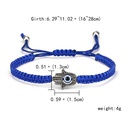 Mode verstellbares Armband kreatives neues blaues Auge Armband bses Auge rotes Seil geflochtenes Armbandpicture13