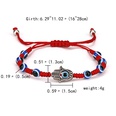 Bracelet rglable de mode cratif nouveau bracelet oeil bleu bracelet tress corde rouge mauvais ilpicture17