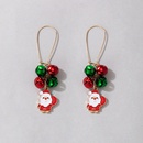 European and American new Christmas color pearl earrings irregular multicolor earringspicture8