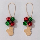 European and American new Christmas color pearl earrings irregular multicolor earringspicture11