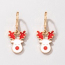 new Christmas wreath dripping earrings cartoon elk earrings wholesalepicture8