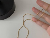 Wholesale Necklace Minimalist Chain Superfine Necklace Fashion Stacked Gold Titanium Steelpicture8
