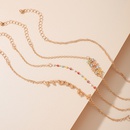 new simple trend diamondstudded color drip oil flower tassel fourpiece braceletpicture9