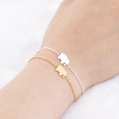 Exquisite lucky origami elephant bracelet stainless steel bracelet jewelry