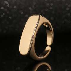 EBay, europäischer und amerikanischer beliebter Damen handschmuck, vergoldeter Kupfer ring, einfacher, personal isierter Ring, offener Schwanz ring, Schmuck neu