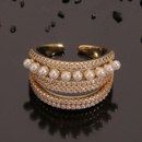 new fashion jewelry pearl microinlaid zircon full zircon index finger ringpicture8