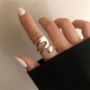 SpecialInterest Design Irregular Cross Surrounding Ring Female Fashion Personality Hipster Water Drop Hollow Ring Open Ornamentpicture10
