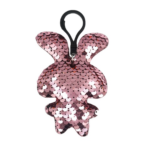 fish scale sequin keychain color lindo bolso de piel de conejo pequeño colgante de regalo NHDI473911's discount tags