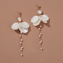 2020 Elegant Womens Pearl Petal Earrings Long Tassel Exquisite Fashion Korean Earrings in Stock Wholesalepicture9