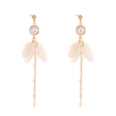 2020 Elegant Womens Pearl Petal Earrings Long Tassel Exquisite Fashion Korean Earrings in Stock Wholesalepicture12