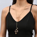 Europische und amerikanische einfache Schlangenkette Halskette kreativer Sternzeichen Anhnger Schmuckpicture8