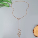 Europische und amerikanische einfache Schlangenkette Halskette kreativer Sternzeichen Anhnger Schmuckpicture9
