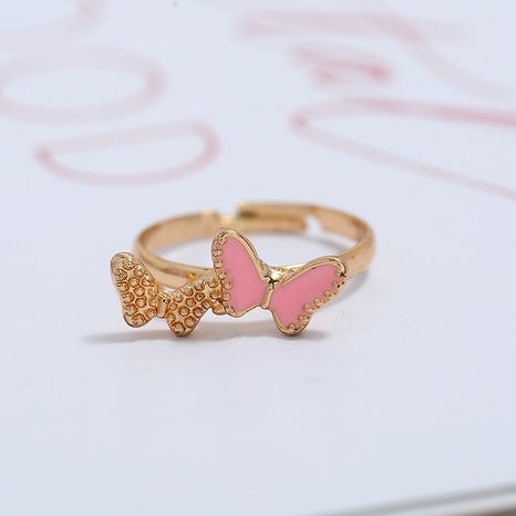 fashionable double butterfly opening adjustable European and American cross-border retro dripping oil ring's discount tags