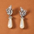 retro circle spider alloy rhinestones imitation pearl earrings wholesalepicture15