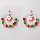 European and American new Christmas color pearl earrings irregular multicolor earringspicture7