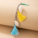 2021 ethnic style color fringed shell beach style single layer simple anklet femalepicture8