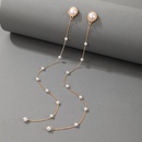 fashion long pearl tassel earrings European and American irregular geometric earringspicture8