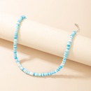 new bohemian short necklace stacking natural color soft ceramic necklace wholesalepicture8