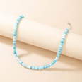 new bohemian short necklace stacking natural color soft ceramic necklace wholesalepicture12
