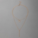 new necklace fashion metal pendant geometric multilayer necklacepicture8