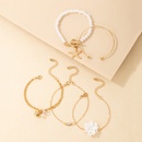new creative white flower heart starfish pendant pearl bracelet fivepiece femalepicture10