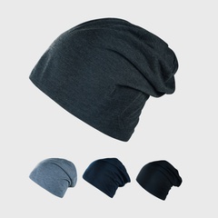Printemps et automne plaine chapeau mince hiver chapeau chaud chapeau coréen décontracté mode turban