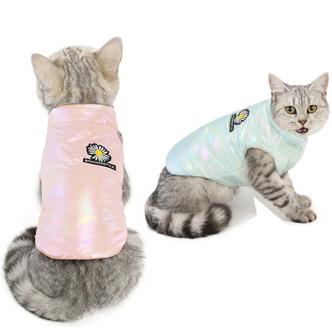 nueva ropa para mascotas al por mayor gato invierno más terciopelo chaleco cálido arco iris ropa gruesa para gatos NHXNU474537's discount tags