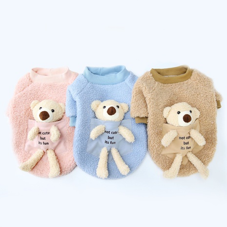modelos de otoño e invierno ropa para perros muñeca oso polar ropa para perros ropa para mascotas al por mayor NHXNU474549's discount tags