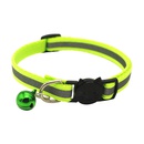 Color Polyester Reflective Bell Cat Pet Collar Safety Buckle Adjustable Cat Collarpicture10