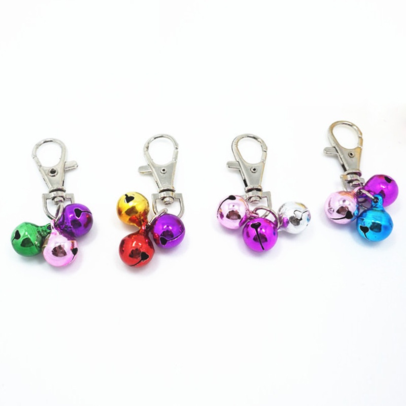 pet dog bell keychain polished pendant jewelry dog accessories pet supplies wholesale