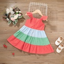 dress 2021 summer new color matching casual skirt baby suspender skirtpicture9
