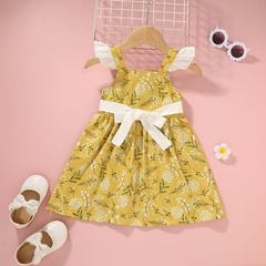 Newborn Clothes Suspender Skirt Girls 2021summer New Baby Girl's Dress Printed Baby Princess Dress