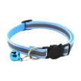 Color Polyester Reflective Bell Cat Pet Collar Safety Buckle Adjustable Cat Collarpicture19