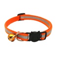 Color Polyester Reflective Bell Cat Pet Collar Safety Buckle Adjustable Cat Collarpicture22