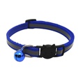 Color Polyester Reflective Bell Cat Pet Collar Safety Buckle Adjustable Cat Collarpicture23