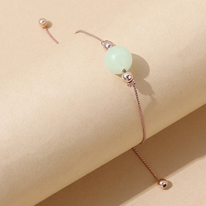 Korean niche popular luminous beads alloy bracelet wholesale