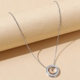 Korean creative popular moon rhinestone pendent necklace wholesalepicture4