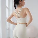 2021 new sports yoga clothing suit crossback bra high waist hip fitness pantspicture11