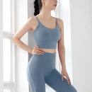 2021 new sexy sports underwear running fitness shockproof vest yoga wearpicture10