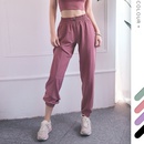 2021 new drawstring sports pants highwaisted lightweight fitness pants loose running trouserspicture16