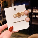 Korean geometric color round hairpin set wholesalepicture8