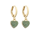 jewelry microinlaid zircon colored diamonds small earrings flowers woodpeckerpicture10